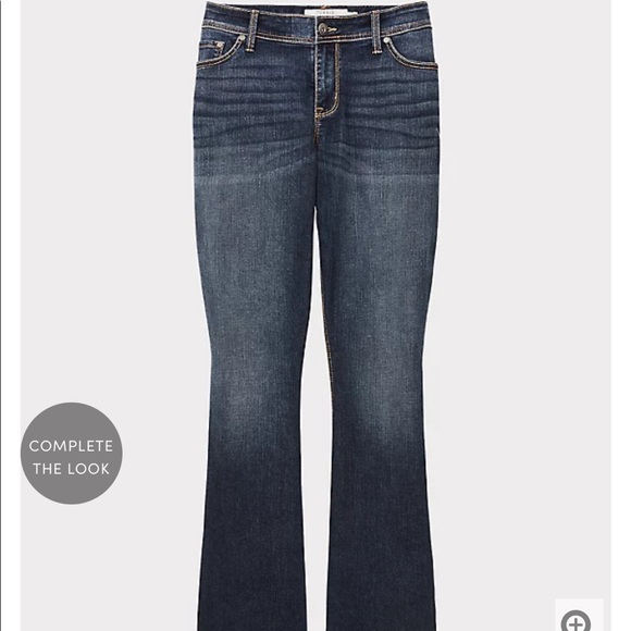 NWT Torrid Sim Boot Jean Mid Rise Medium Wash Size 20T - Picture 5 of 15